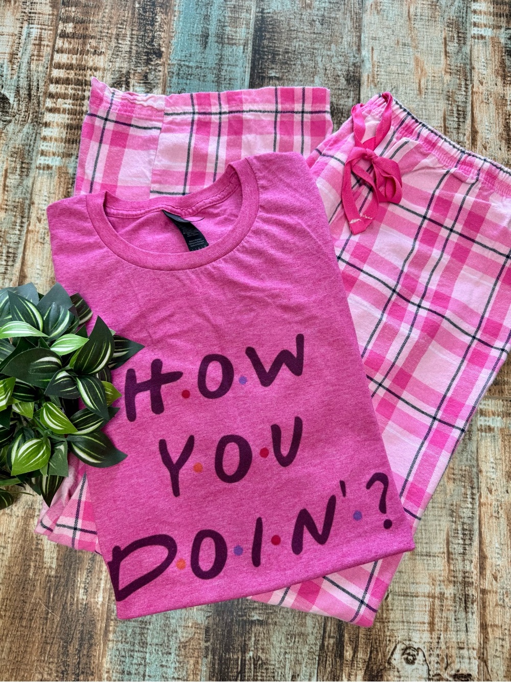 Women’s “How You Doin’?” Pajama Set | #D27